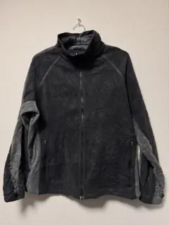コロンビア　フリースジャケット　ブラックL ロゴ刺繍アウトド