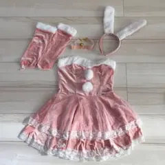 ピンク サンタ コスチューム　Mサイズ