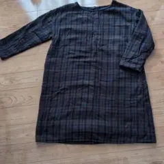 Heart Market チェック柄 七分袖ワンピース