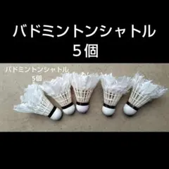 バドミントン 中古シャトル 使用済 シャトル５個のサムネイル