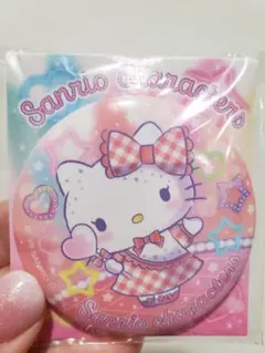 【新品】サンリオ　缶ミラー　セブンイレブン　キティなりきり黒