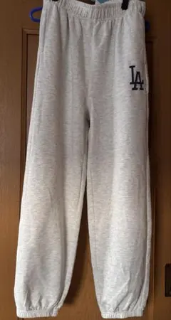 LAロゴ スウェットパンツ Lサイズ グレー