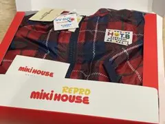 新品 Miki House Hot Biscuits チェック柄アウター タグ付