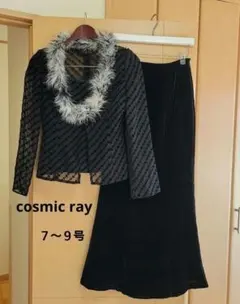 ♥️４点セット♥️【cosmic ray】７～９号 黒 スーツ ベルベットドット