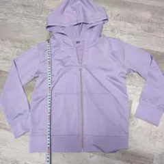 ラベンダー フード付きラッシュガード 100cm