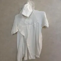 ベビードレス ホワイト 50-60cm