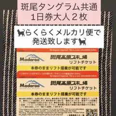 2026年最新】タングラム リフト券の人気アイテム - メルカリ