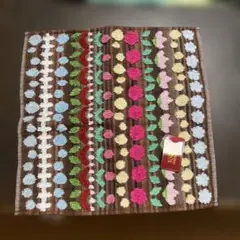Towel Museum タオルハンカチ ブラウン 花柄のサムネイル