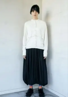 ENFOLD RUBBER TUCK BALLON SKIRT