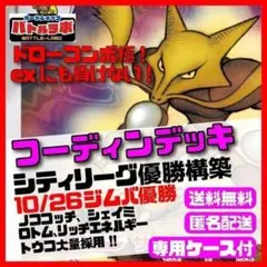 フーディンデッキ シティリーグ優勝構築構築済デッキ　まとめ買いで割引