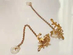 イヤーカフ 植物モチーフ ワイヤレスイヤホン取り付けアクセサリー