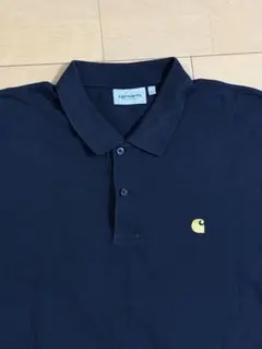 Carhartt ポロシャツ ネイビー 刺繍ロゴのサムネイル