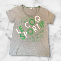 LE COQ SPORTIF ルコック　グレー　Tシャツ Lサイズ