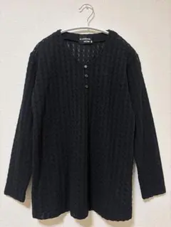 ブラック レース　トップス　長袖シャツ　ブラウス　レース　春服　オケージョン