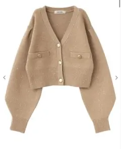 COCODEAL ラメ入りカーディガン　数回使用