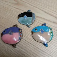 18.256【ペンダントトップ】 魚 景泰藍 クロワゾネ 七宝焼 鯉 金魚 