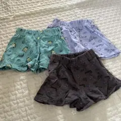 しまむら　リトシー　ショートパンツ　3枚セット　90 プリンセス　ディズニー