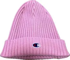 champion ニット帽 ユニセックス（ピンク）　ニコアンド　ビームスボーイ