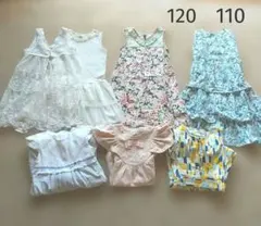 メゾピアノ TOCCA hakka 夏ワンピース 7点セット 110 120