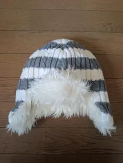 GAP ビーニー　ケーブル編みニット帽　スキー帽　M/L レディース