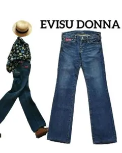 2026年最新】EVISU レディース ブーツカットデニム・フレアデニムの