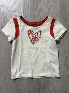PETIT BATEAU ハートロゴ Tシャツ 95cmのサムネイル
