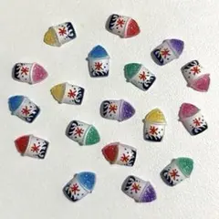 かき氷　ネイルパーツ