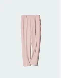 極美品　ユニクロ　スマートアンクルパンツ　ライトピンク