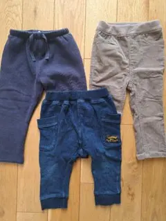 ベビー　パンツ　冬服　3点セット