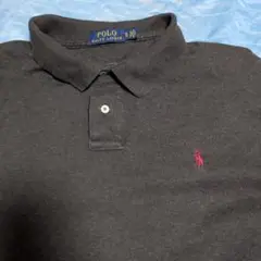 POLO RALPH LAUREN ダ―クグレー ポロシャツ XL美品