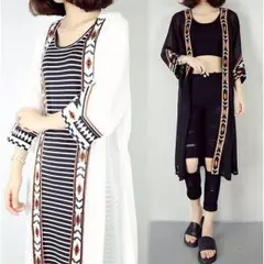 大人気☆今年の夏は花柄刺繍が入った薄手カーディガン☆ ZARA系