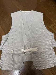 Engineered Garments シアサッカーベスト ENGINEERED GARMENTS シアサッカーリバーシブルベスト - メルカリ