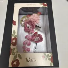 花モチーフ 髪飾り ピンク系