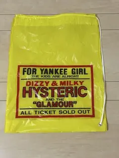 HYSTERIC GLAMOUR ショップ袋 巾着 イエローのサムネイル