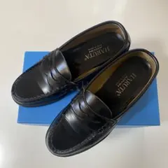 ハルタ　HARUTA ローファー　黒　24センチ　ワイズ2Ｅ　通学　高校　中学