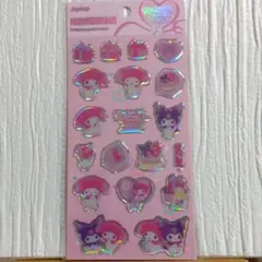 クロミ マイメロ キラキラシール ぷっくりシール