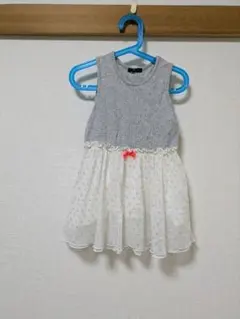 Caldia ノースリーブワンピース 110cm グレーのサムネイル