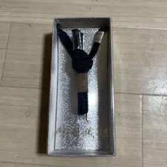 帯紐 紺色 絹100％