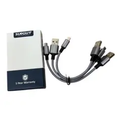 USBケーブル　3本セット　USB-A to USB-C充電ケーブル　充電用品