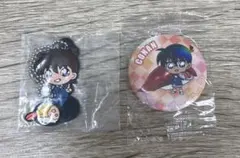 名探偵コナン コナン くら寿司 ビッくらポン キーホルダー 缶バッチ