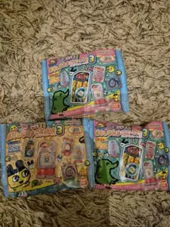 たまごっち おかしなたまごボーロっち3 ミニチュアパッケージチャーム 3点