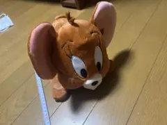 【新品 タグ付き】トムとジェリー 寝そべり Lぬいぐるみ ジェリー 寝ころび