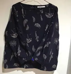 SUN VALLEY ボタニカル柄プリント　ぽってり袖　セットアップ