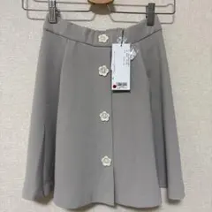［新品］マリークワント　MARY QUANT デイジーボタン　フレアミニスカート