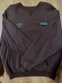 9090 × UMBRO コラボ スウェット トレーナー ブラック 刺繍ロゴ - メルカリ