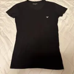 EMPORIO ARMANI VネックTシャツ ブラック
