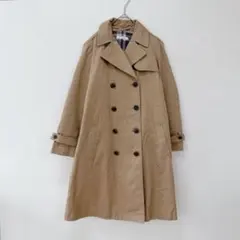 THE SHOP TK チェック柄ライナー付き トレンチコート M ベージュ