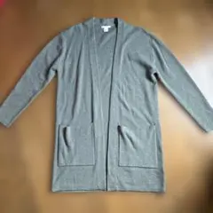 H&M カーキ カーディガン XS