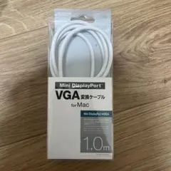 Mini DisplayPort to VGA 変換ケーブル 1.0m