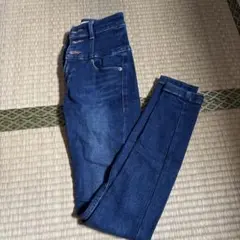 ハイウエスト スキニーデニム インディゴのサムネイル